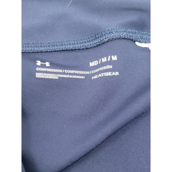 Under‎ Armour Compression Workout Running Yoga Leggings Blue Women's Size Medium - Picture 6 of 6